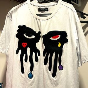 Crazy dripped Eyes t shirt